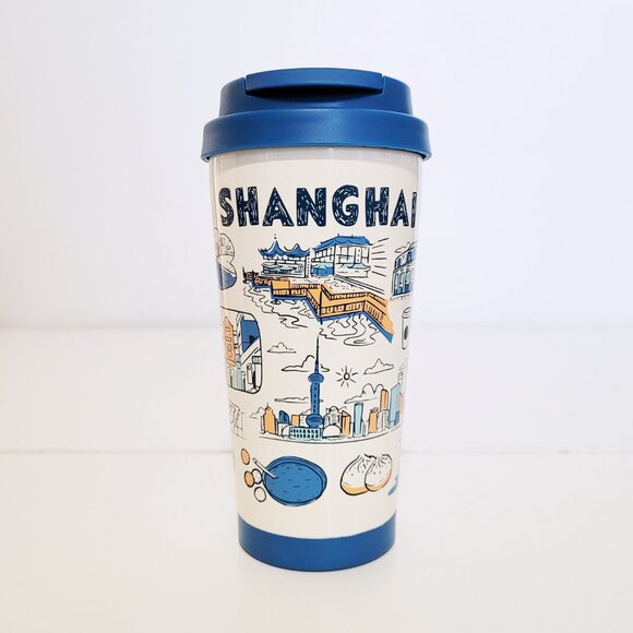 Starbucks Shanghai Been There Series 16oz Stainless Steel Tumbler Cup - NEW - Picture 2 of 7